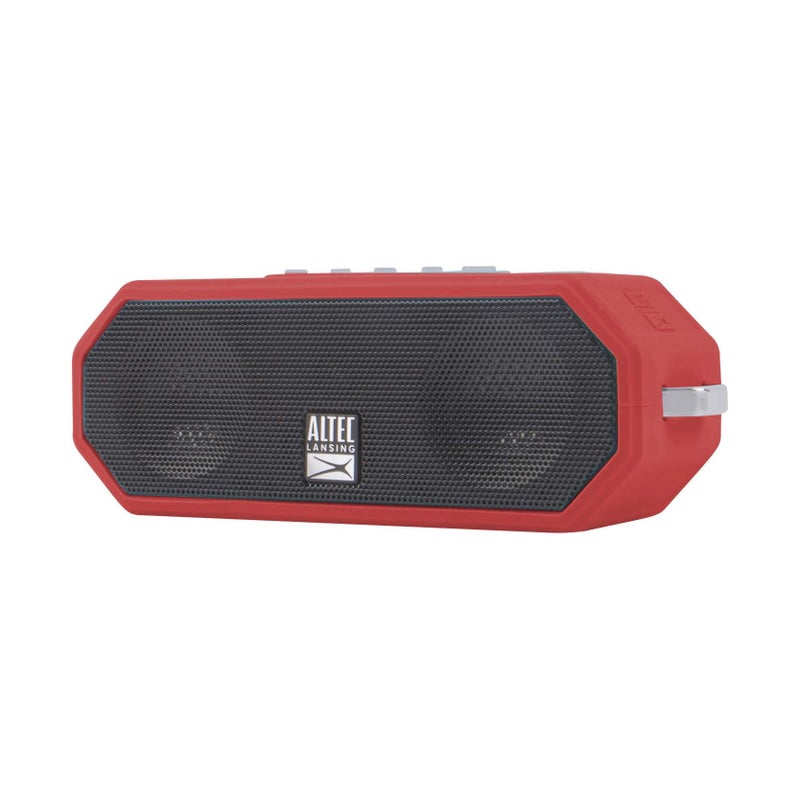 Altec Lansing LifeJacket H2O 4 - Waterproof Bluetooth Speaker, Durable & Portable Speaker with Voice Assistant, 10 Hour Battery Life & 100 Foot Range, True Red - Image 1